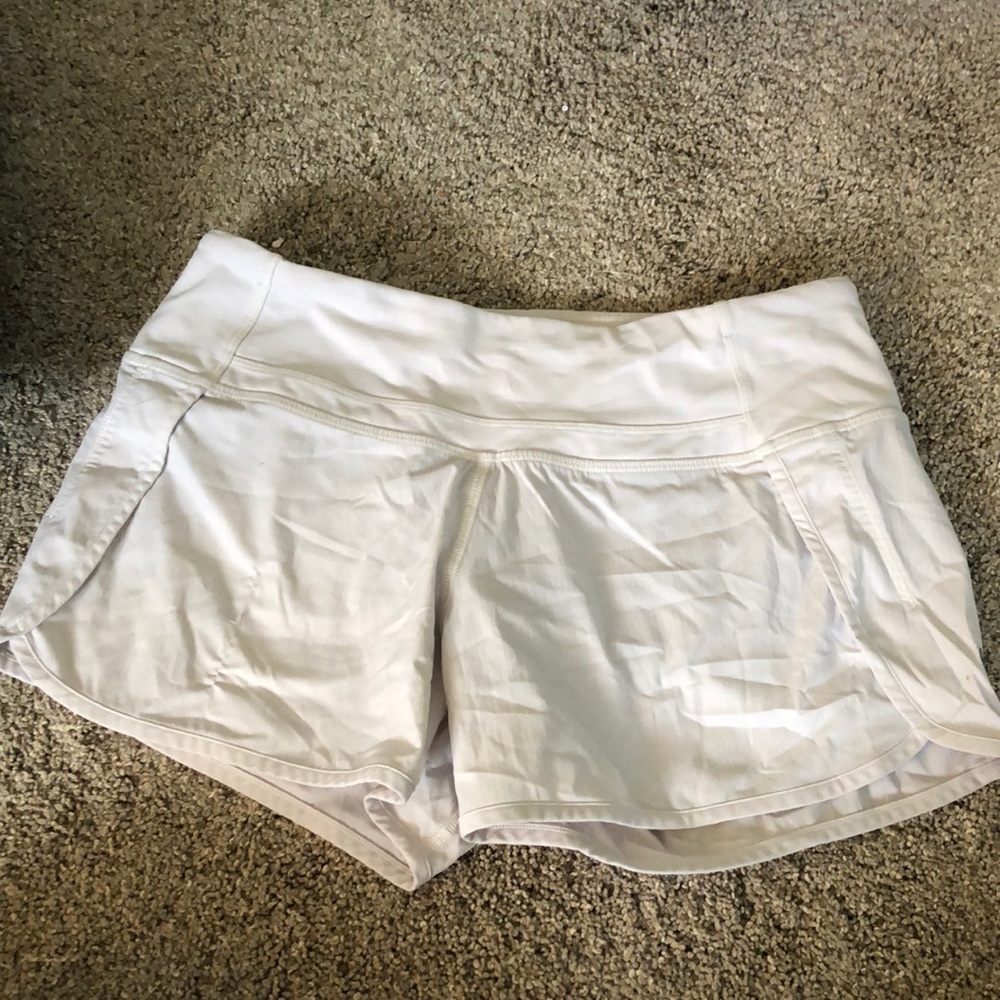 lululemon white shorts!!